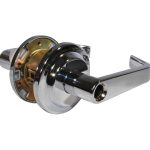 LSDA GRADE 2 STOREROOM LEVER PROVIDENCE LESS LATCH LESS CYLINDER SATIN CHROME 060246 - L140 26LLLC