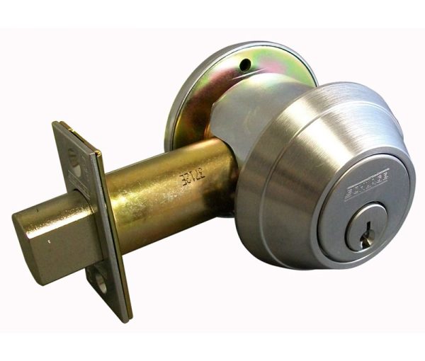 061982.jpg SCHLAGE GRADE 1 SINGLE CYLINDER DEADBOLT SCHLAGE C 2-3/4" 6-PIN KA4 SATIN CHROME - B660P 626 2 3/4" KA4C