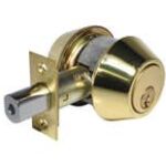 068820-1 LSDA Grade 2 Deadbolt Single Cylinder Keyway Adjustable Bolt 220MB3S Adj Ul
