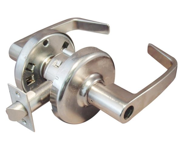 069114.jpg CORBIN RUSSWIN GRADE 1 STOREROOM LEVER SATIN CHROME LESS CYLINDER - CL3357NZD626LC