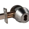 SCHLAGE GRADE 1 SINGLE DEADBOLT SFIC 2-3/4" BACKSET LESS IC SATIN CHROME - B660BD626 12 631