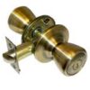 LSDA Grade 3 Entry Knob Kwikset Classic Antique Brass 70C5K4 2WAY