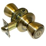 074236.jpg LSDA GRADE 3 ENTRY KNOB KWIKSET CLASSIC ANTIQUE BRASS 074236 - 70C5K4 2WAY