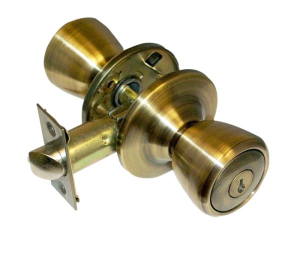 074236.jpg LSDA GRADE 3 ENTRY KNOB KWIKSET CLASSIC ANTIQUE BRASS 074236 - 70C5K4 2WAY
