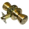 LSDA GRADE 3 ENTRY KNOB KWIKSET CLASSIC ANTIQUE BRASS 074239 - 70C5K4 2WAY RCL