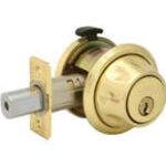 LSDA Grade 3 Spin To Lock Single Cylinder Deadbolt Kwikset Keyway 22 3K Vp