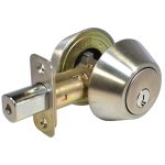 LSDA GRADE 3 DOUBLE CYLINDER DEADBOLT KWIKSET ADJUSTABLE 5-PIN KA4STAINLESS STEEL 076565 - 78 32D RCL
