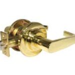 LSDA Grade 1 Passage Lever Bright Brass LF2100 3