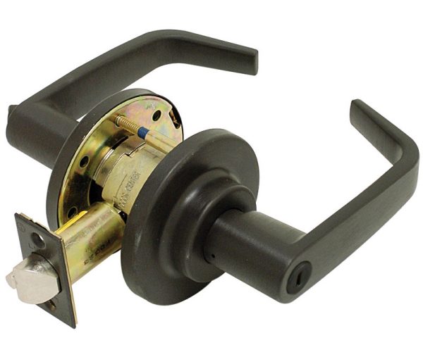 077541.jpg LSDA GRADE 1 PRIVACY LEVER DARK BRONZE 077541 - LF2200 10B