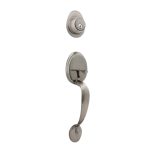 LSDA ENTRY HANDLESET KWIKSET EARLY AMERICAN ANTIQUE NICKEL 078107 - 40EA15A K