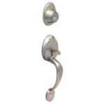 LSDA Entry Handleset Kwikset Early American Satin Nickel 40EA15K