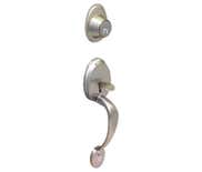LSDA Entry Handleset Kwikset Early American Satin Nickel 40EA15K