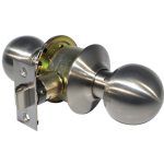 LSDA GRADE 3 PASSAGE KNOB BALL SATIN NICKEL 078114 - 11B15