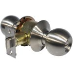 LSDA GRADE 3 PRIVACY KNOB BALL SATIN NICKEL 078130 - 12B15