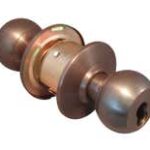 LSDA Grade 2 Storeroom Knob Ball I/C Less Latch Less Cylinder 140B IC10BE Ll
