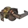 LSDA Grade 2 Entry Lever Lexington Clutch Ul 2-3/4" 6-PIN Schlage C Dark Bronze C300LE10BE SC2-3/4UL
