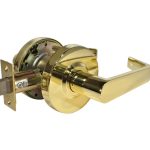 LSDA GRADE 2 PASSAGE LEVER 2-3/4" BRIGHT BRASS 087278 - 310LE3 2-3/4UL