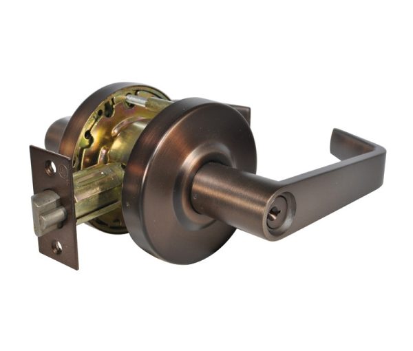087299.jpg LSDA GRADE 2 STOREROOM LEVER LEXINGTON CLUTCH UL 2-3/4" 6-PIN SCHLAGE C DARK BRONZE 087299 - C340LE10BE SC2-3/4UL