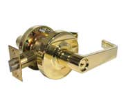 LSDA Grade 2 Classroom Lever Lexington Ul 2-3/4" 6-PIN Schlage C Bright Brass 350LE3SC2-3/4UL