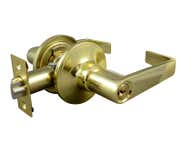 LSDA Grade 3 Entry Lever Lucerne Schlage C Visual Pack Bright Brass 50LU3S KA4VP