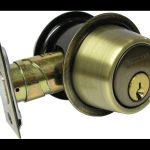 SCHLAGE GRADE 2 SINGLE CYLINDER DEADBOLT SCHLAGE C ADJUSTABLE 5-PIN KA4 ANTIQUE BRASS - B560P609KA4C 12 287