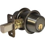 SCHLAGE GRADE 2 DOUBLE CYLINDER DEADBOLT SCHLAGE C ADJUSTABLE 5-PIN KA4 DARK BRONZE - B562P613C KA4 12 287