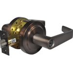 LSDA GRADE 2 ENTRY LEVER MADISON UL 2-3/4" 6-PIN SCHLAGE C DARK BRONZE 090638 - 300MA10BE SC2-3/4UL