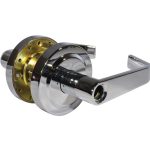 090639.jpg LSDA GRADE 2 ENTRY LEVER MADISON LESS LATCH LESS CYLINDER BRIGHT CHROME 090639 - 300MA26LLLC