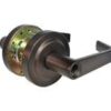LSDA Grade 2 Storeroom Lever Madison Less Latch Less Cylinder Dark Bronze 340MA10BE Lllc