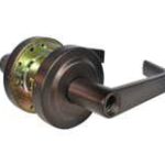 LSDA Grade 2 Storeroom Lever Madison Less Latch Less Cylinder Dark Bronze 340MA10BE Lllc