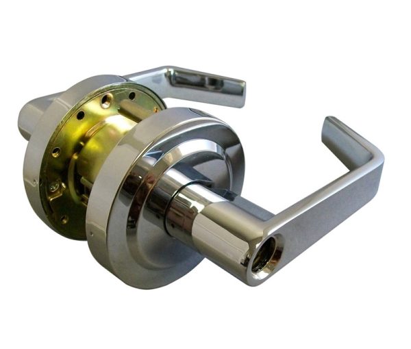 090663.jpg LSDA GRADE 2 STOREROOM LEVER MADISON LESS LATCH LESS CYLINDER BRIGHT CHROME 090663 - 340MA26LLLC