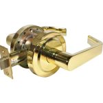 LSDA GRADE 2 PASSAGE LEVER MADISON UL 2-3/4" BRIGHT BRASS 090705 - 310MA3 2-3/4UL