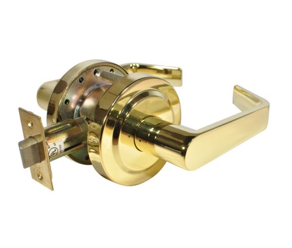 090705.jpg LSDA GRADE 2 PASSAGE LEVER MADISON UL 2-3/4" BRIGHT BRASS 090705 - 310MA3 2-3/4UL