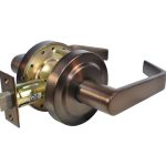 LSDA GRADE 2 PASSAGE LEVER MADISON UL 2-3/4" DARK BRONZE 090706 - 310MA10BE2-3/4UL