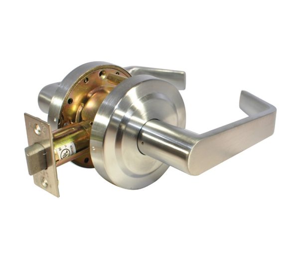 090708.jpg LSDA GRADE 2 PASSAGE LEVER MADISON UL 2-3/4" SATIN CHROME 090708 - 310MA26D2-3/4UL