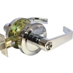 LSDA GRADE 2 PRIVACY LEVER MADISON BRIGHT CHROME 090711 - 320MA26 2-3/4UL