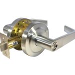 LSDA GRADE 2 PRIVACY LEVER MADISON UL 2-3/4" SATIN CHROME 090712 - 320MA26D 2-3/4UL