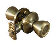 LSDA Grade 3 Passage Knob Classic Antique Brass 71C5 6WAY