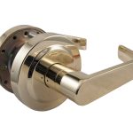 LSDA GRADE 2 PASSAGE LEVER MADISON LESS LATCH BRIGHT BRASS 090891 - 310MA3LL
