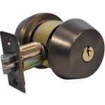 MARKS GRADE 1 DOUBLE CYLINDER DEADLATCH SCHLAGE C KEYED DIFFERENT 2-3/8" BACKSETDARK BRONZE - 145M10B E11