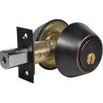 LSDA GRADE 3 DOUBLE CYLINDER DEADBOLT KWIKSET ADJUSTABLE 4-WAY 5-PIN ANTIQUE BRONZE 091353 - 25 11P K KA4