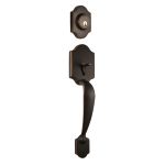 LSDA ENTRY HANDLESET KWIKSET SAINT CROIX AGED BRONZE 091354 - 40SC11P K