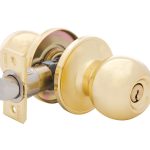 LSDA GRADE 3 ENTRY KNOB BALL BRIGHT BRASS WEISER 100465 - 00B3W KA4