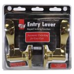 LSDA GRADE 3 ENTRY LEVER LYON BRIGHT BRASS KWIKSET 101291 - 50LY3K KA4