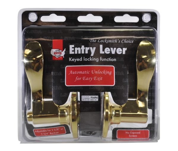 101291PK.jpg LSDA GRADE 3 ENTRY LEVER LYON BRIGHT BRASS KWIKSET 101291 - 50LY3K KA4