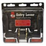 LSDA Grade 3 Entry Lever Lyon Kwikset Antique Bronze 50LY11P K KA4