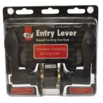 LSDA GRADE 3 ENTRY LEVER LYON KWIKSET ANTIQUE BRONZE 101297 - 50LY11P K KA4