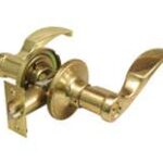 LSDA Grade 3 Entry Lever Lasalle Kwikset Millenium Bright Brass 50LA MB3K