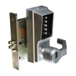 SIMPLEX PUSH BUTTON MORTISE LOCK PASSAGE SFIC RIGHT HAND SATIN CHROME - R8146B26D41