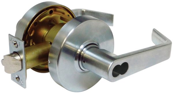 103381MS.jpg LSDA GRADE 1 STOREROOM LEVER LEXINGTON SATIN CHROME SFIC 103381 - 5400LE IC26D